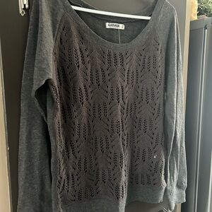 Garage Women's Dark Gray Knit Sweater